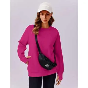 PINSPARK Oversized Sweatshirt for Women - Cozy & Stylish