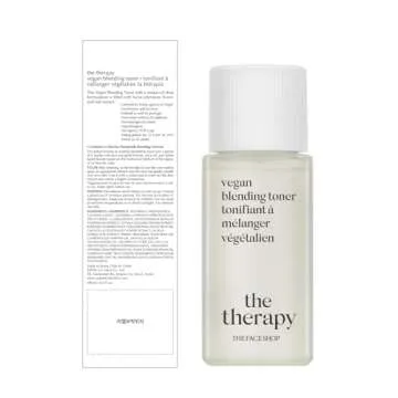 THE FACE SHOP The Therapy Vegan Blending Toner | Organic Vegan Soothing Face Toner | Elasticity Impr...
