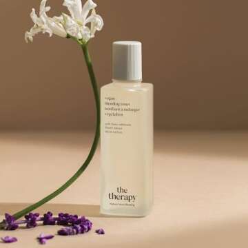 THE FACE SHOP The Therapy Vegan Blending Toner | Organic Vegan Soothing Face Toner | Elasticity Improvement & Deeply Hydrating | Eco-Friendly,6.09 fl. Oz,K-Beauty