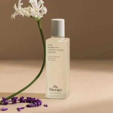 THE FACE SHOP The Therapy Vegan Blending Toner | Organic Vegan Soothing Face Toner | Elasticity Improvement & Deeply Hydrating | Eco-Friendly,6.09 fl. Oz,K-Beauty