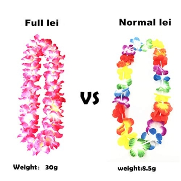 BFDYY 4pcs Hawaiian Leis - Vibrant Floral Garlands for Parties