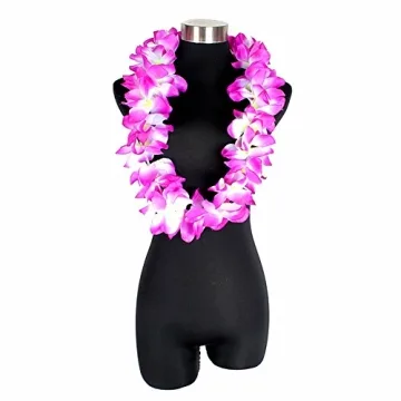 BFDYY 4pcs Hawaiian Leis - Vibrant Floral Garlands for Parties