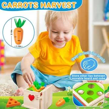 6-in-1 Montessori Wooden Play Kit for Toddlers