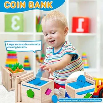 6-in-1 Montessori Wooden Play Kit for Toddlers