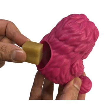 Engaging Yeti Puff and Play Dog Toy for All Dogs