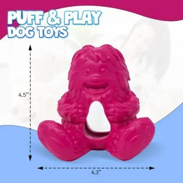Engaging Yeti Puff and Play Dog Toy for All Dogs