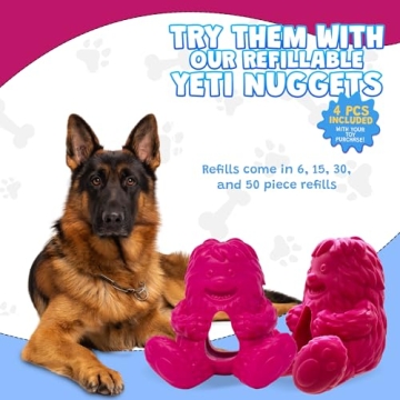 Engaging Yeti Puff and Play Dog Toy for All Dogs