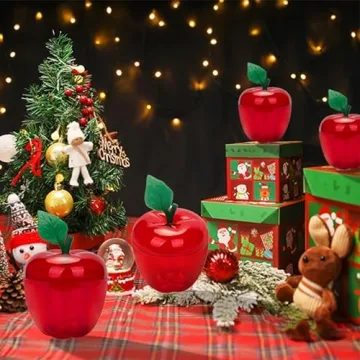 HANZE Large Apple Container for Gifts and Decor