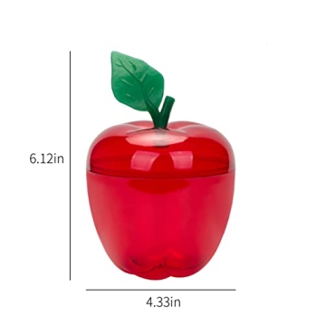 HANZE Large Apple Container for Gifts and Decor