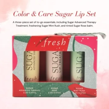 Fresh Color & Care Sugar Lip Set for Hydration and Elegance