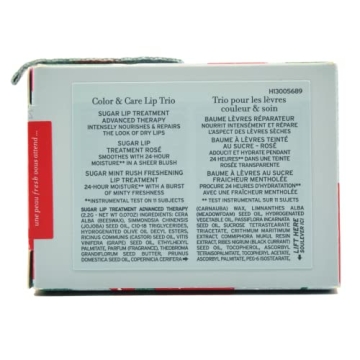 Fresh Color & Care Sugar Lip Set for Hydration and Elegance