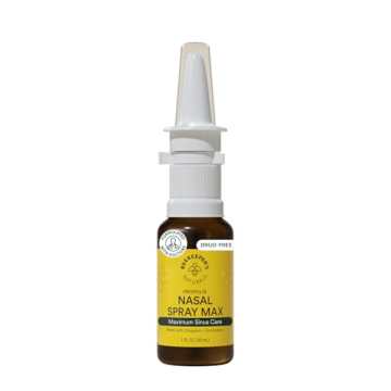 Beekeeper's Naturals Propolis Nasal Rinse Spray Max for Quick Relief & Comfort