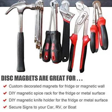 DIYMAG N52 Neodymium Disc Magnets - Strong & Versatile