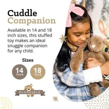 Plushible Easter Bunny Plush - Soft & Cuddly Toy for Kids