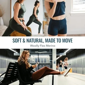 Soft Warm Wicking Merino Wool Leggings for All-Day Comfort