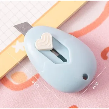 HLLMX 3 PCS Mini Retractable Utility Knife Set for Safe Cutting