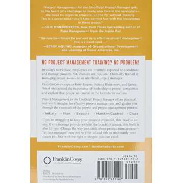 Project Management for the Unofficial Project Manager: A FranklinCovey Title