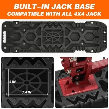 ALL-TOP 4X4 Traction Boards with Jack Base for Recovery