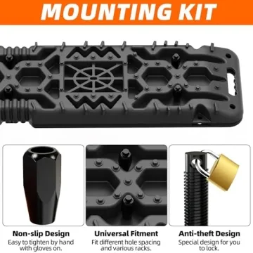 ALL-TOP 4X4 Traction Boards with Jack Base for Recovery