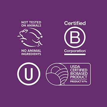 Seventh Generation Dryer Sheets Fabric Softener Fresh Lavender Scent with 100% Essential Oils and Botanical Ingredients 80 Sheets (Pack of 4)