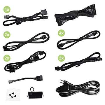 EVGA Supernova 1300 P+, 80+ Platinum 1300W, Fully Modular, 10 Year Warranty, Includes Free Power On Self Tester, Power Supply 220-PP-1300-X1