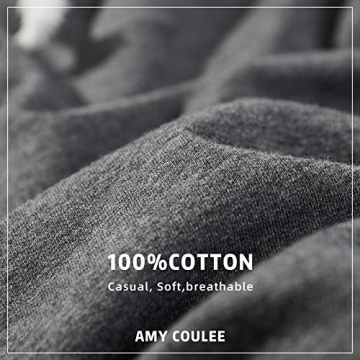 AMY COULEE 8” Men's Cotton Athletic Workout Shorts