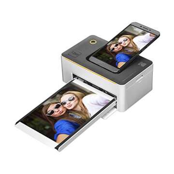 KODAK Dock Premium 4x6” Portable Instant Photo Printer (2022 Edition) Bundled with 50 Sheets | Ful...