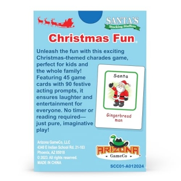Arizona GameCo Santa Claus Charades - Fun Family Game