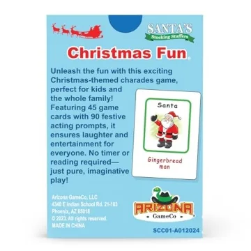Arizona GameCo Santa Claus Charades - Fun Family Game