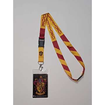 Ata-Boy Harry Potter ID Badge Holder Lanyard 5pk Bundle Gryffindor Hufflepuff Slytherin Ravenclaw Hogwarts