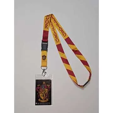 Ata-Boy Harry Potter ID Badge Holder Lanyard 5pk Bundle Gryffindor Hufflepuff Slytherin Ravenclaw Hogwarts