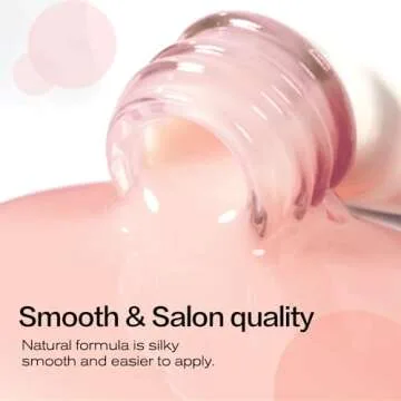 OPUIU 10 Pcs Pastel Jelly Gel Nail Polish Set Pink Icy Transparent Nude Gel Polish Kit Summer Translucent Sheer Nail Gel Polish Kit UV LED Soak Off Icy Home DIY