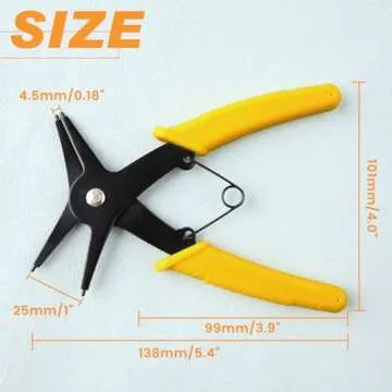 Effective LEONTOOL 2 in 1 Snap Ring Pliers for Every Job