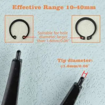 Effective LEONTOOL 2 in 1 Snap Ring Pliers for Every Job