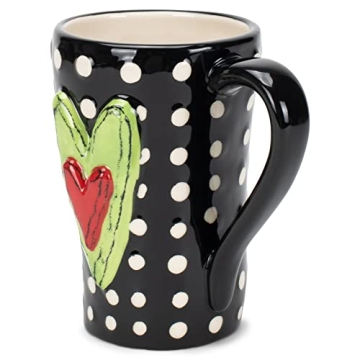 Tracy Pesche Heart Mug - Stylish Stoneware Gift Mug