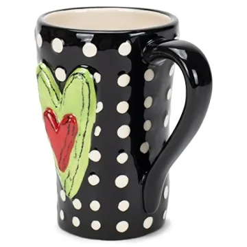 Tracy Pesche Heart Mug - Stylish Stoneware Gift Mug