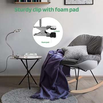 GLORIOUS-LITE LED Clip on Light with 4 Modes