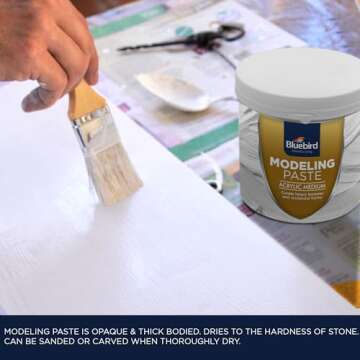 Bluebird Thick Modeling Paste - 571ML of Professional Quality