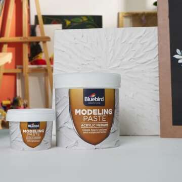 Bluebird Thick Modeling Paste - 571ML of Professional Quality