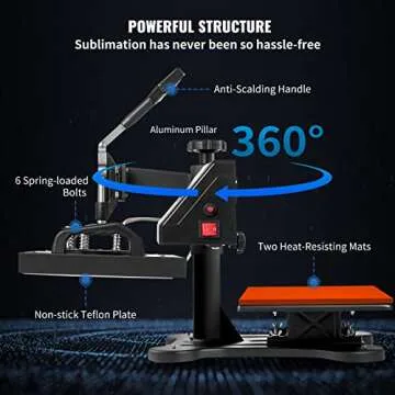VEVOR Heat Press Machine for Crafting & Sublimation