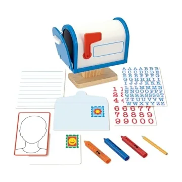 Melissa & Doug Wooden Mailbox Activity Set for Kids