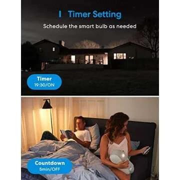 Meross Smart Light Bulb Dimmable WiFi LED A19 E26 4 Pack