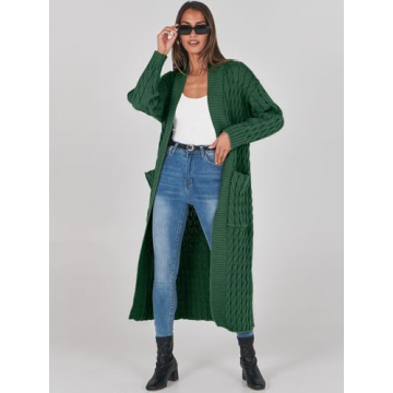 Oversized ANRABESS Women’s Long Cardigan Sweater 2024