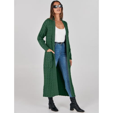 Oversized ANRABESS Women’s Long Cardigan Sweater 2024