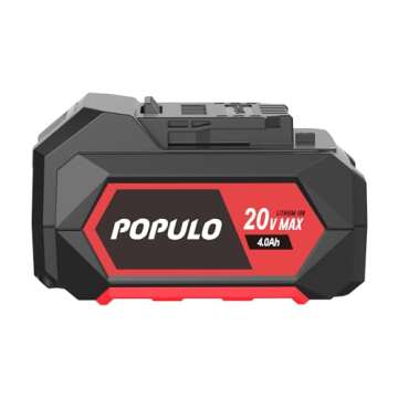 populo 20V Max 4Ah Lithium ion Battery Pack