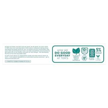 Tom's of Maine Fluoride-Free Antiplaque & Whitening Natural Toothpaste, 5.5 Ounce (Pack of 2) - Packaging May Vary