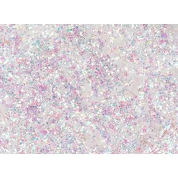 Iridescent Body Glitter - 15g Chunky Holographic Face Glitter, Hair Glitter, Eye Glitter and Body Glitter, Rave Glitter, Festival Accessories, Cosmetic Glitter Makeup. Loose Glitter Set
