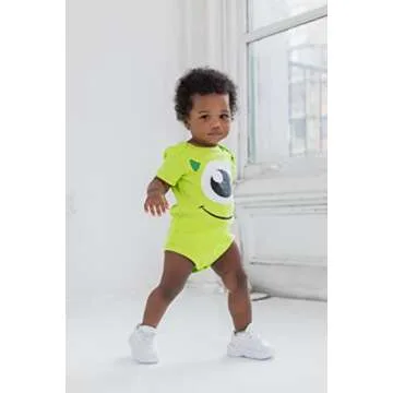 Disney Pixar Newborn Baby Boys 5 Pack Bodysuits 3-6 Months