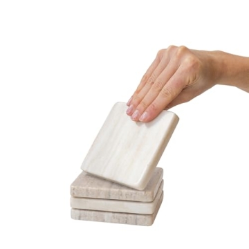 Stylish B-Living Marble Coasters for Modern Home Decor