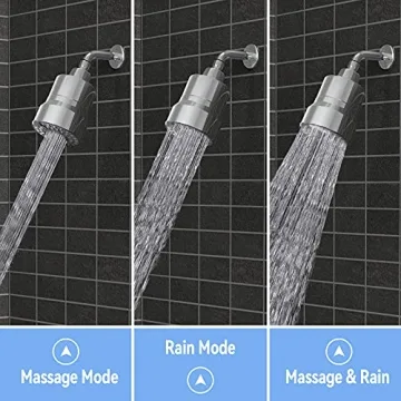 High Pressure Filtered Shower Head with 15 Stage Cartridge